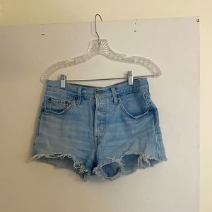 Levi’s 501 shorts in Luxor Heat